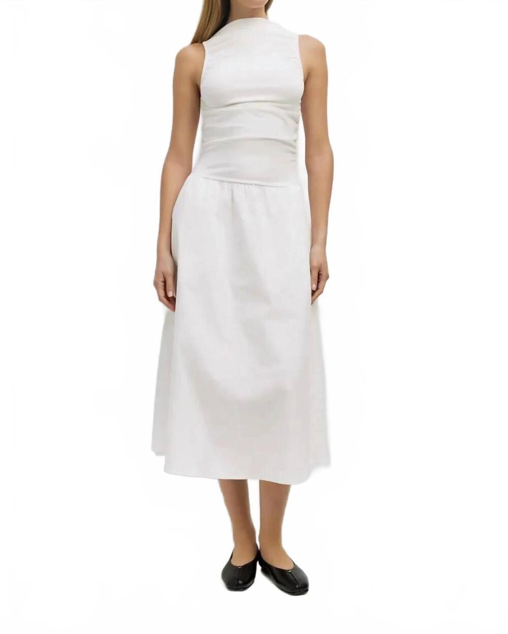 NEW MOD REF charlotte midi dress in white